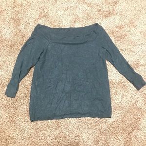 Torrid Teal Off The Shoulder Super Soft Sized 2